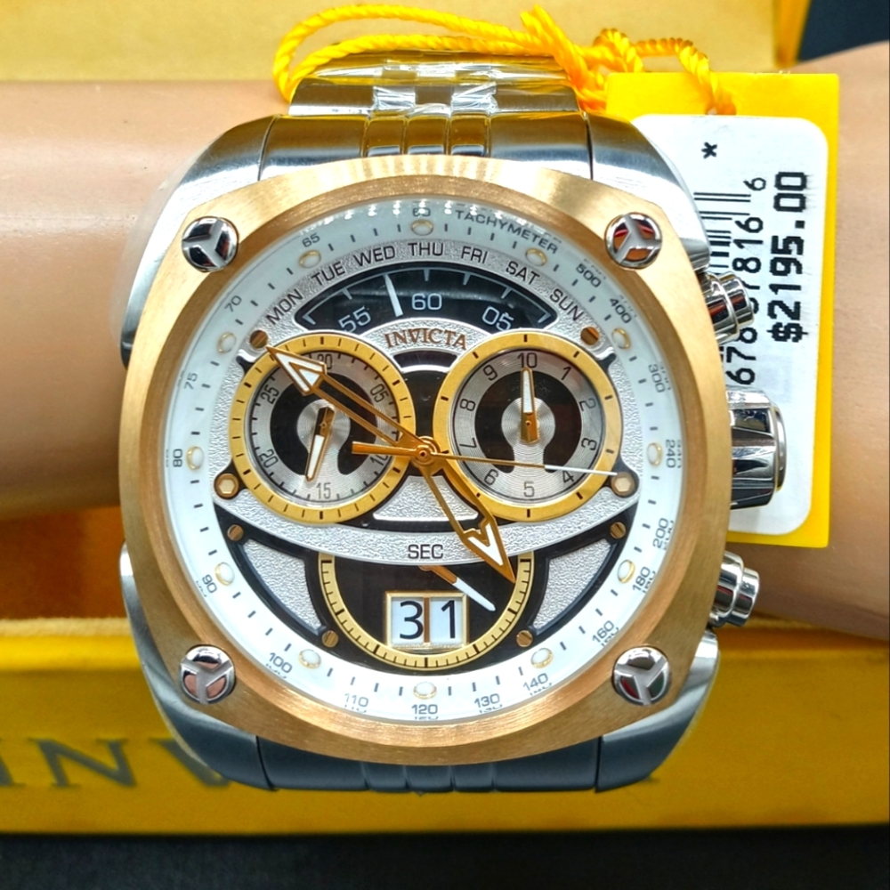 FIRM PRICE-(BACK IN STOCK) Invicta Reserve Chronograph Stainless Steel Watch.